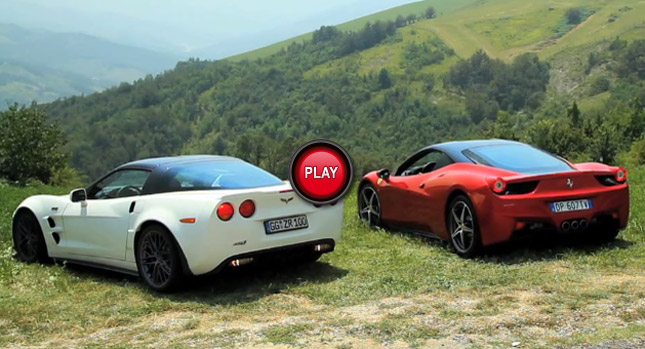  Motor Trend's European Road Trip with a Corvette ZR1 and a Ferrari 458 Italia