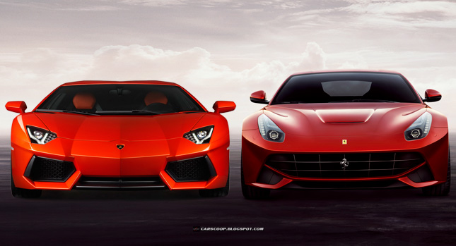  POLL: Which is the Better Looking Supercar, the Ferrari F12berlinetta or the Lamborghini Aventador?