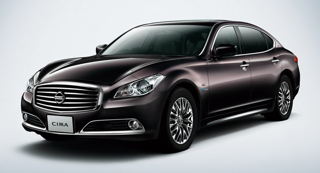  Nisan Resurrects Cima Nameplate in Japan with a New Sedan Based on Stretched Infiniti M35h