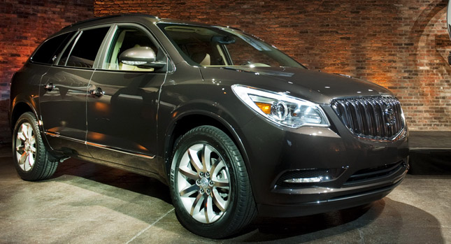  2013 Buick Enclave Heads to New York Auto Show with a Fresh Face and Updated Interior