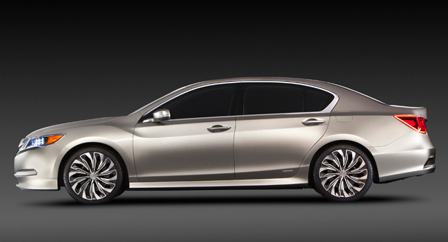  First Official Picture of New Acura RLX Flagship Sedan Concept