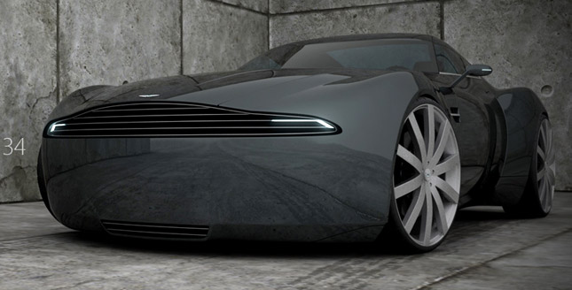  Aston Martin V8 Vantage Design Concept by Narcis Mares is Simplistically Beautiful