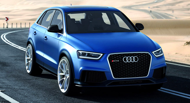  New Audi RS Q3 Concept Study with 355HP Breaks Cover Ahead of its Beijing Motor Show Premiere