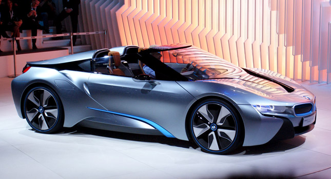  BMW Debuts i8 Spyder and Announces "eDrive" Designation for "i" EVs and Hybrids in Beijing