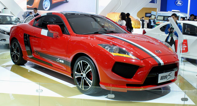 JAC Unwraps Heyue SC RWD Coupe and Rein II SUV at the Auto China 2012