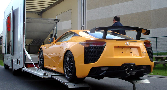  Lexus Delivers Europe's First LFA with a Nürburgring Package to a UK Customer