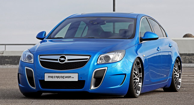  MR Car Design Slams Down and Powers up the Opel Insignia OPC