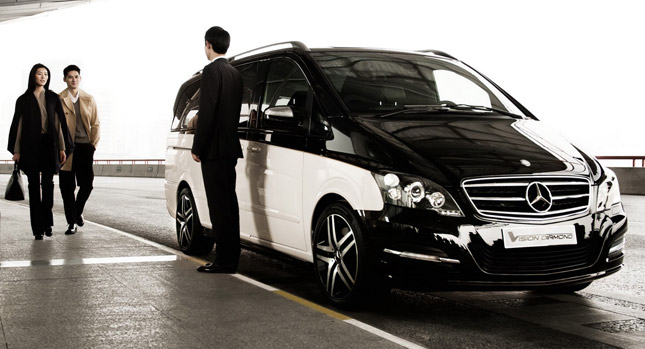  Mercedes-Benz Makes a Luxury Limo Out of the Viano with Vision Diamond Study