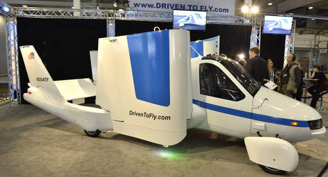  Terrafugia's $279,000 Roadable Aircraft Lands at the New York Auto Show, Watch it in Action
