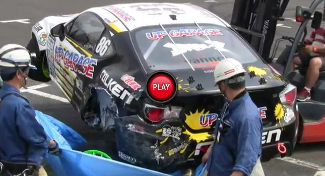  Toyota 86 Makes its D1GP Debut in Japan…and Crashes!