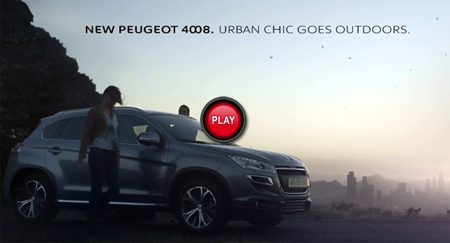  Peugeot Airs First Commercial on its New 4008 Compact Crossover