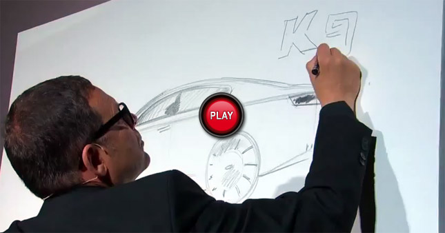 Peter Schreyer Explains the Design Behind the New Kia K9 RWD Luxury Sedan
