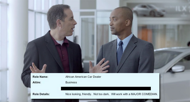  Acura Says it's Sorry for Seeking "Not too Dark" African American Actor in Super Bowl Ad