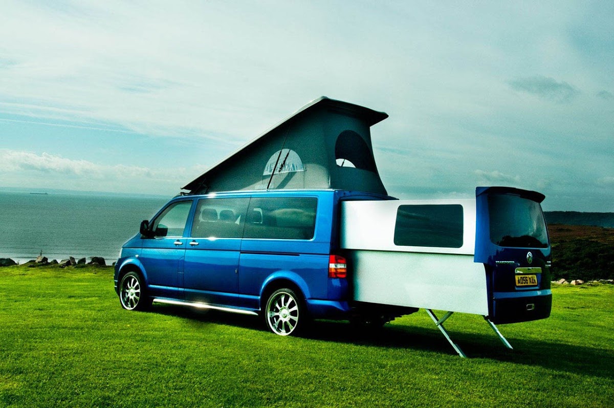 VW Transporter California Doubleback is an Extendable Rolling Home on  Wheels