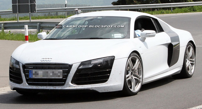  SCOOP: 2013 Audi R8 Shows its Face, will Gain More Power and a 7-Speed Dual Clutch Transmission