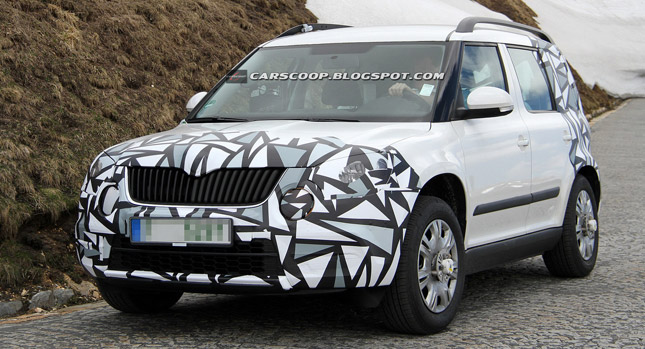  Scoop: Skoda Prepares Yeti Crossover for its First Facelift