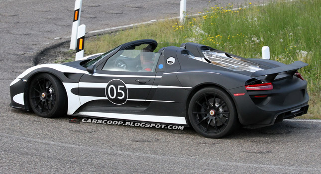  Spy Shots: Porsche 918 Spyder Snagged Topless, Plus Full-Specs, Turns the ‘Ring in Under 7:22