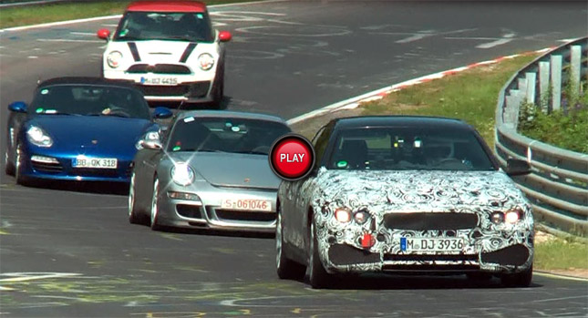  Spy Video: New BMW 4-Series Convertible Filmed at the Green Hell