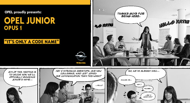 Opel gets Playful with “Junior”, Confirms May 8 Debut in Comic Strip