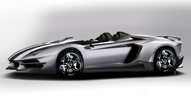  Prindiville Imagines Tuning the One-Off Lamborghini Aventador J Speedster