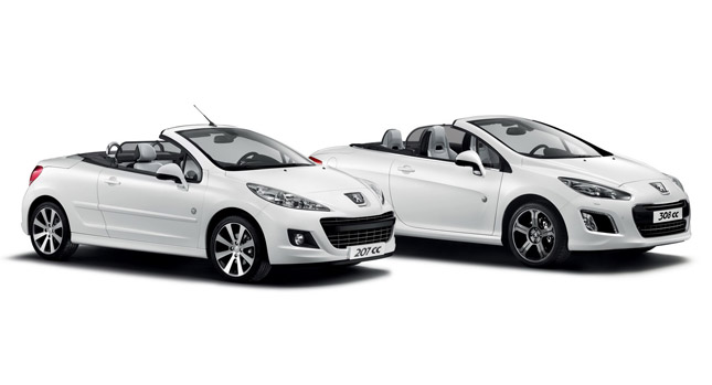  Peugeot Serves Up New Rolland Garros Special Editions of 207 and 308 CC in the UK