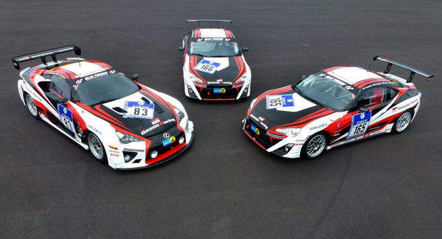  Toyota to Field Four GT86 and One Lexus LFA at the Nürburgring 24 Hours
