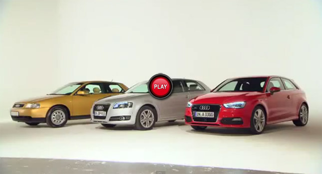 Video Shows Styling Evolution of the Audi Hatchback Over Three Generations |