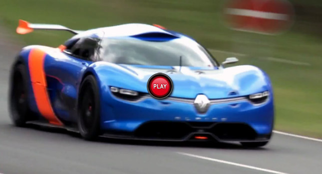  Sights and Sounds of Renault's 400hp Alpine A110-50 Concept