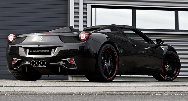  Black Widow Treatment for Ferrari 458 Italia Spider
