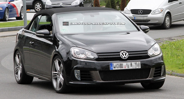  Spy Shots: Volkswagen Testing Golf R Cabriolet Prototype?
