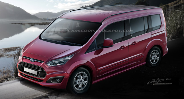  U Design: 2014 Ford Transit Connect Rendered from Patent Filings