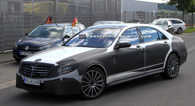  Scoop: 2014 Mercedes-Benz S-Class AMG Prototype Hits the Test Track