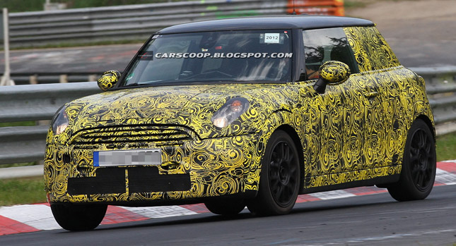  Spy Shots: Sporty 2014 MINI Cooper S Hits the Nürburgring for Testing