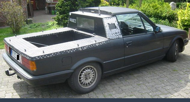  BMW 325i Targa is One of the Most Useless Pickup Truck Conversions Ever