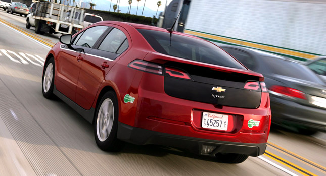  2013 Chevrolet Volt get Slightly Improved Pure Electric Driving Range