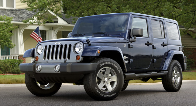  Jeep Honors the U.S. Army with New Red, White and Blue Wrangler Freedom Edition
