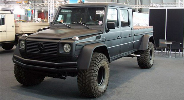 Monster Mercedes-Benz G-Wagen Pick Truck Conversion