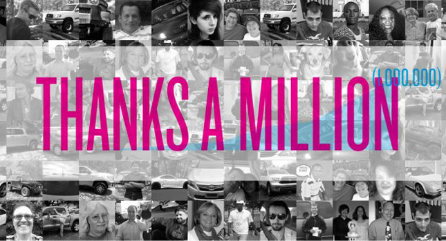  Toyota U.S.A. Hits a Million Fans on FaceBook