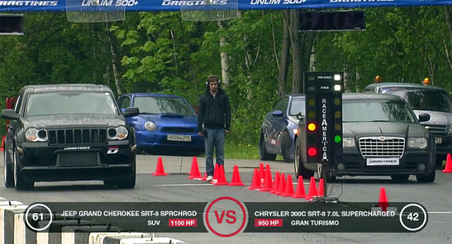  Watch Some 9,600 Tuned Ponies Unleashed on the Moscow Drag Strip