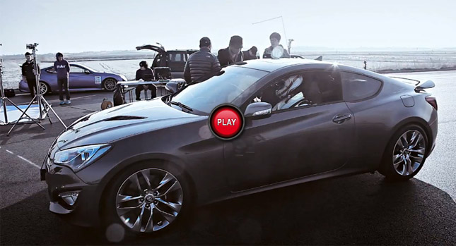  Hyundai Sets to Find Out if the New Genesis Coupe is Faster than an Arrow