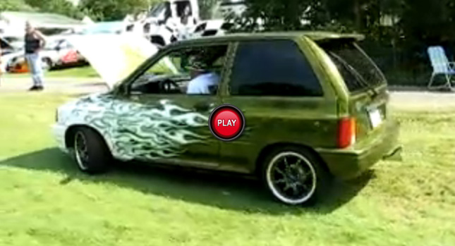  Listen to This Ford Festiva Running a 1,340cc V-Twin Harley Davidson Engine!