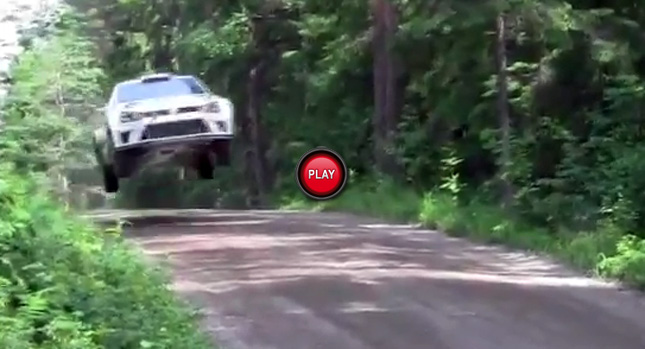  Volkswagen Polo WRC Jumps, Pounces and Roars Through Finnish Forest