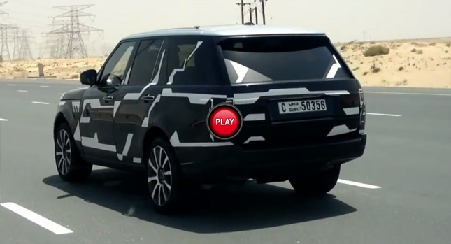  U Spy: New Land Rover Range Rover Prototypes Filmed on the Hot Roads of Dubai
