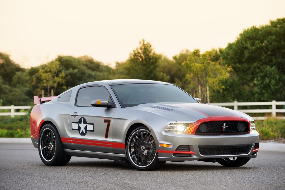 2013 Ford Mustang GT Red Tail Special Inspired by WWII P-51 Mustang  Fighter Aircraft