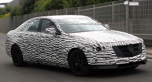  Spy Shots: 2014 Cadillac CTS Sedan Grows in Size