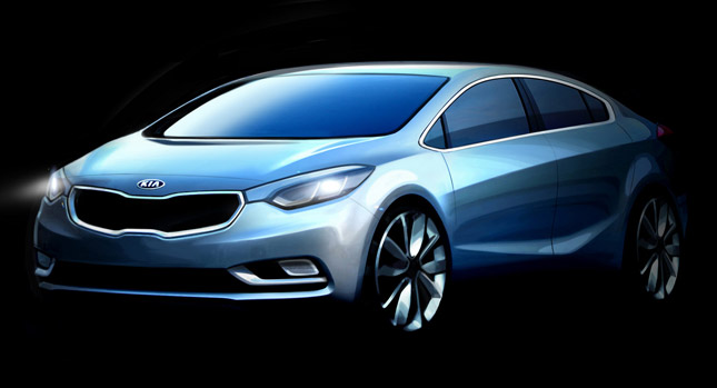  All-New 2014 Kia Forte / Cerato Compact Sedan Closely Modeled After the Cee'd gets Teased