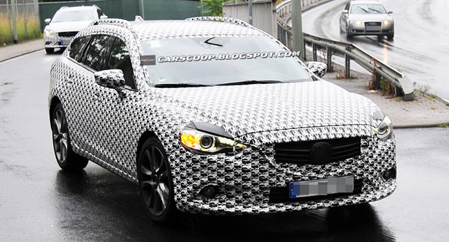  Spied: The All-New 2014 Mazda6 Appears in Wagon Guise, First Photo of the Interior