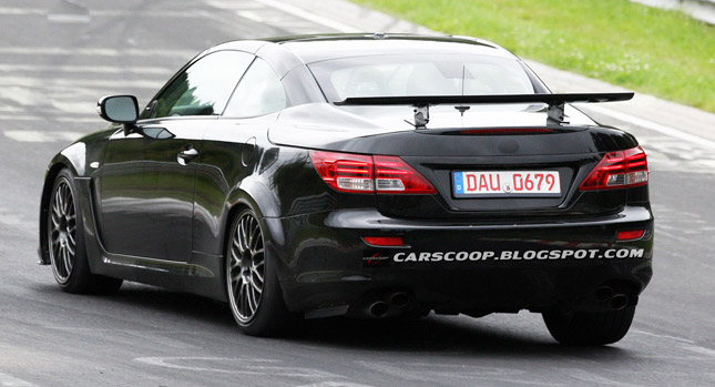  Scoop: Lexus Trying Out IS-F Convertible at the Nürburgring