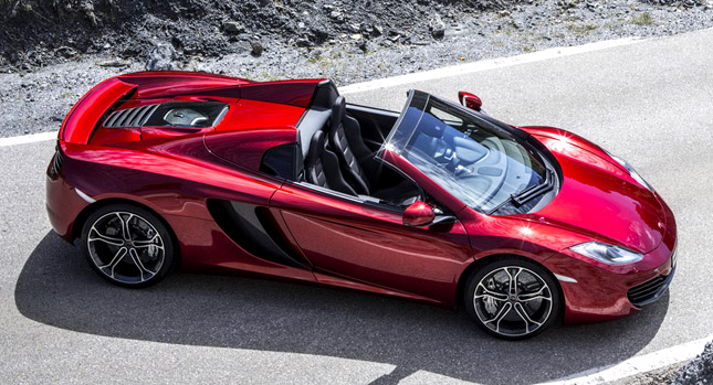 New Mclaren Mp4 12c Spider With Retractable Hard Top Officially