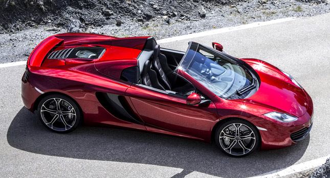  New McLaren MP4-12C Spider with Retractable Hard Top Officially Revealed
